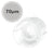 Strainer Cap for 12x75mm FlowTubes FACS tubes and culture tubes, 500/pack, with 70um strainer mesh | T9009-70