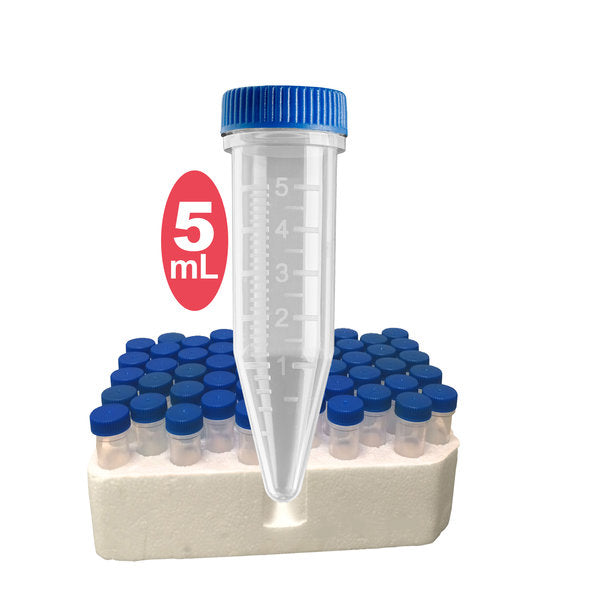 5mL Screw-cap MacroTube, sterile, w/ screw caps, packed in bags of 100 | C2535