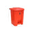 BowTie Biohazard Bin, with hands-free foot pedal, 13 gallon capacity (50L), 16 x 16 x 24in, 1/ea | A8006B