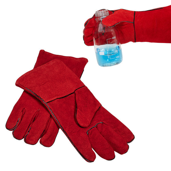 HotGuard Autoclave Gloves, resistant to 260 C (500 F), 14 x 7in (36 x 18cm), red | A8095