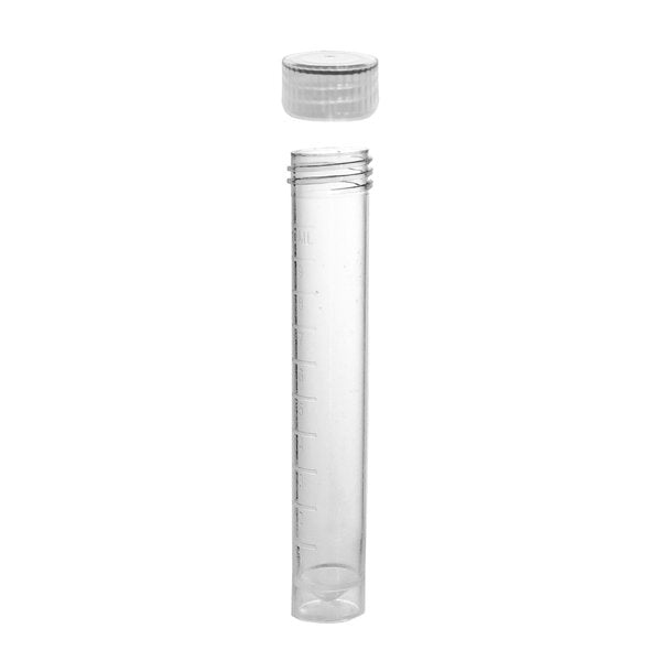 Transport Tube, non-sterile, 16 x 92mm, 10ml, 1000 per case | C1814-NS