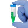 5mL Screw-cap MacroTube Vivid, sterile, w/ vivid printed graduation w/ attached screw caps in foam racks | C2545