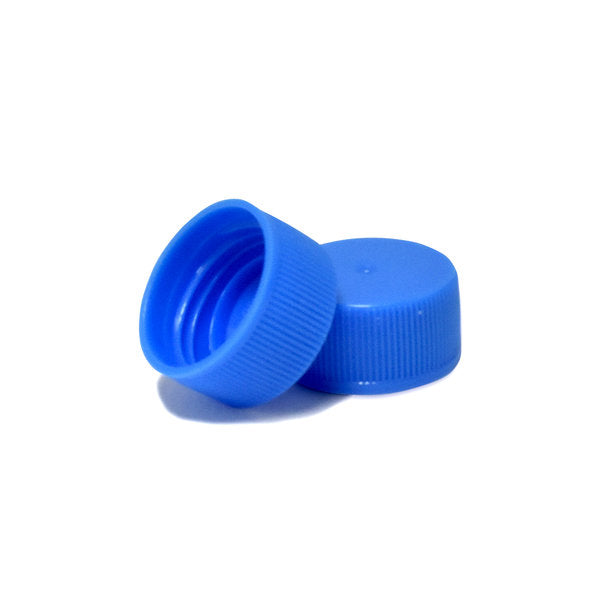 Screw Caps, for 15mL Centrifuge Tubes, blue, HDPE, Resealable Bag of 500 | C2601-CAP