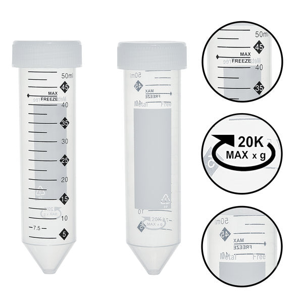 TotalPure Centrifuge Tubes, Metal Free, 50mL, 20, 500/cs | C2903