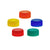 Screw cap for 2.0mL microtube, 5 individually colored bags of 200, non-sterile, assorted colors | C3175-AST