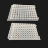 OptiWell Sealing Mat, 96 Round Well, Black Alphanumeric Printing, Silicone, 50 / PK | D3320-13S