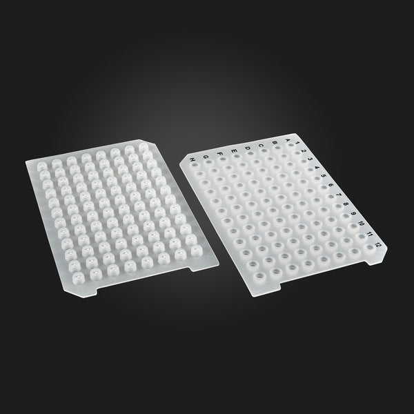 OptiWell Sealing Mat, 96 Round Well, Black Alphanumeric Printing, Silicone, 50 / PK | D3320-15S