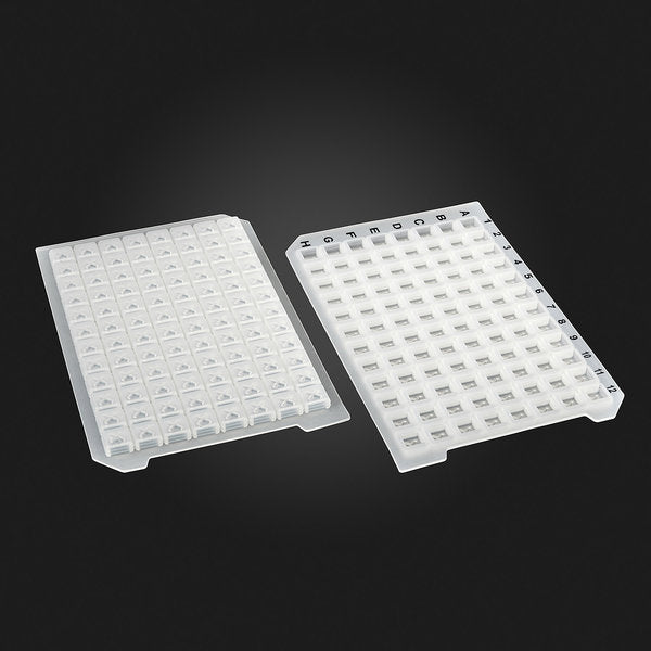 OptiWell Sealing Mat, 96 Square Well, Black Alphanumeric Printing, Silicone, 50 / PK | D3320-5S