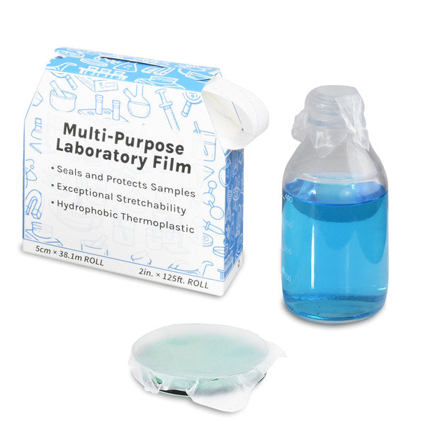 HyperStretch Multi-Purpose Laboratory Sealing Film, Paraffin/Polyolefin, 125ft of 2in Sealing Film | M0385