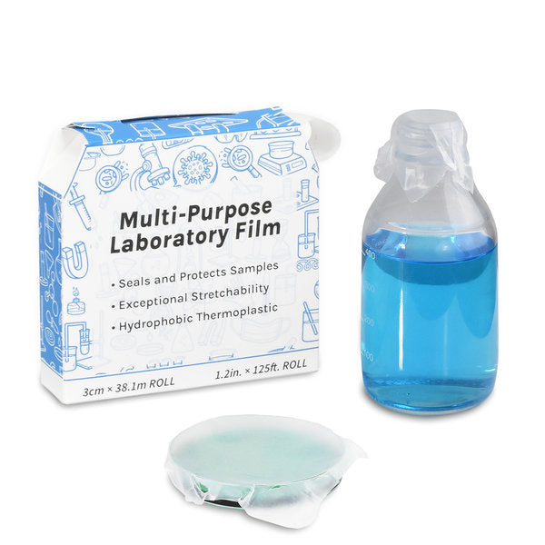 HyperStretch Multi-Purpose Laboratory Sealing Film, Paraffin/Polyolefin, 125ft of 1.2in Sealing Film | M0389