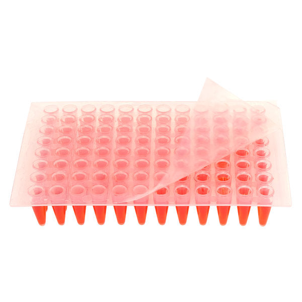 PCR Sealing Film, Transparent, Adhesive, 4 mil, 100/pk | P1001-PCR-S