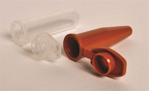 Heavy-Duty Instructional Micro Centrifuge Tubes, PP, 0.5 mL, Amber Pack/1000 | P10201A