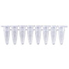 PCR 8-Strips, 0.2 mL with Separate Flat Cap Strips, 120/pk | P3010-S