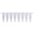 PCR 8-Strips, 0.2 mL with Separate Flat Cap Strips, 120/pk | P3010-S