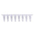 0.1 mL qPCR 8-Strip (With SEPARATE Optical Strip Caps), Natural/Clear, 120/pk | P3801-Q