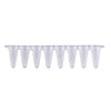 0.1 mL qPCR 8-Strip (With SEPARATE Optical Strip Caps) FROSTED, 120/pk | P3801-QF