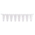 0.1 mL qPCR 8-Strip (With SEPARATE Optical Strip Caps), WHITE 120/pk | P3801-QW
