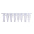 0.2 mL qPCR 8-Strip (With SEPARATE Optical Strip Caps), Natural/Clear, 120/pk | P3802-Q