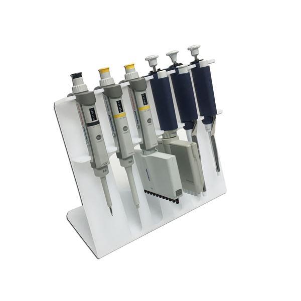 SureStand Pipette Stand for 6 pipettes, up to four multi-channels, acrylic | P4406