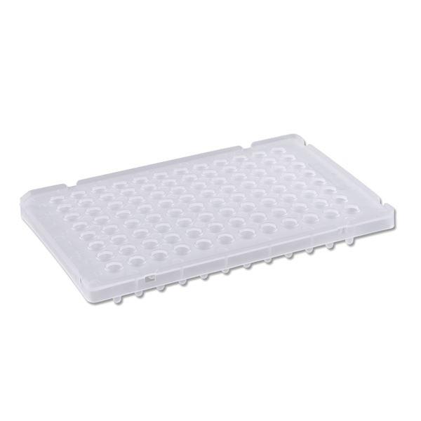 PCR Plates 96 x 0.1 mL Raised Rim (Low Profile/Fast) Semi Skirted, 50/pk | P9601-SRR