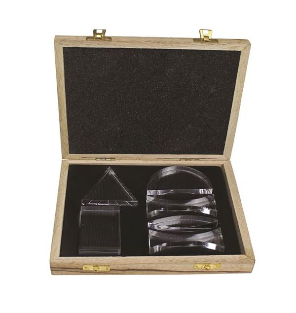 Scientific Classroom Experiment Apparatus Prisms for Physics Work | PSET06