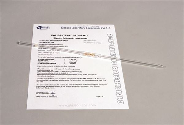 Scientific Readable Volume Transfer Pipettes, Volum, Cl A, Indv Cert, 2ml | PT7100-B