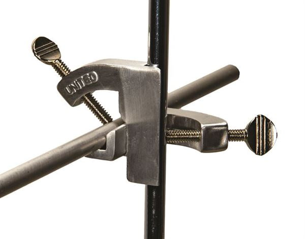 Laboratory Bench-Ready Clamp Holder, Right Angle | United Scientific RTCLMP1 | RTCLMP1
