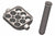Scilogex 4 x Buckets and 4 x 9 tubes 3mL and 7mL capacity including adapters | 19400045