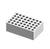 Scilogex Block, used for 1.5/2.0mL tubes, 40 holes | 18900220