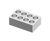 Scilogex Block, used for 50mL tubes, 8 holes | 18900222