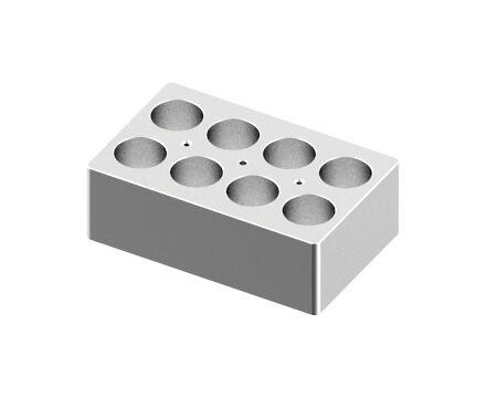 Scilogex Block, used for 50mL tubes, 8 holes | 18900222