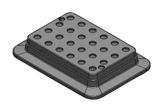 Scilogex Block, used for 5mL tubes, 8 holes | 18900240