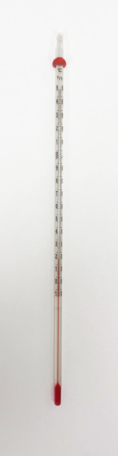 Precision Bench-Ready Thermometer, Red Liquid, 12, Partial Immersion, -10 To 150C | THPC02