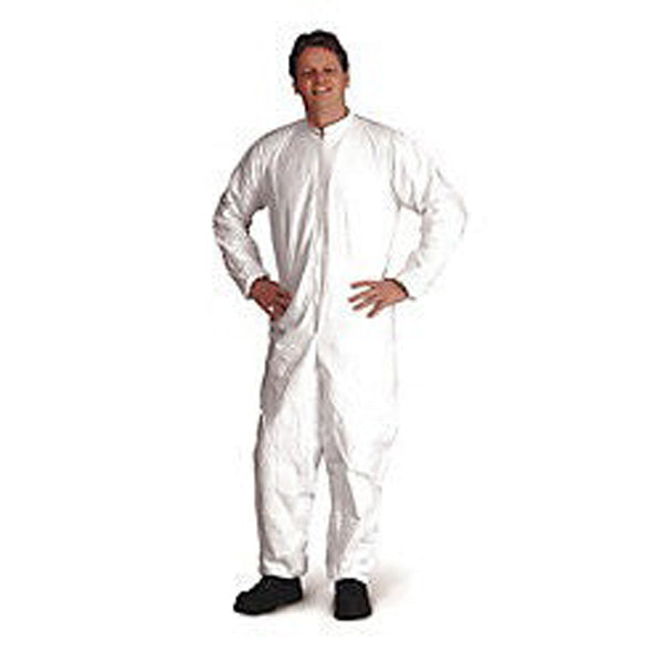 Advantage I Disposable Coveralls, White, Elastic, 5X-Large, 25/Case - APP0180-5X-W