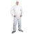 Advantage MPC Disposable Coveralls, White, Elastic, Medium - APP0190-M-W-MPC