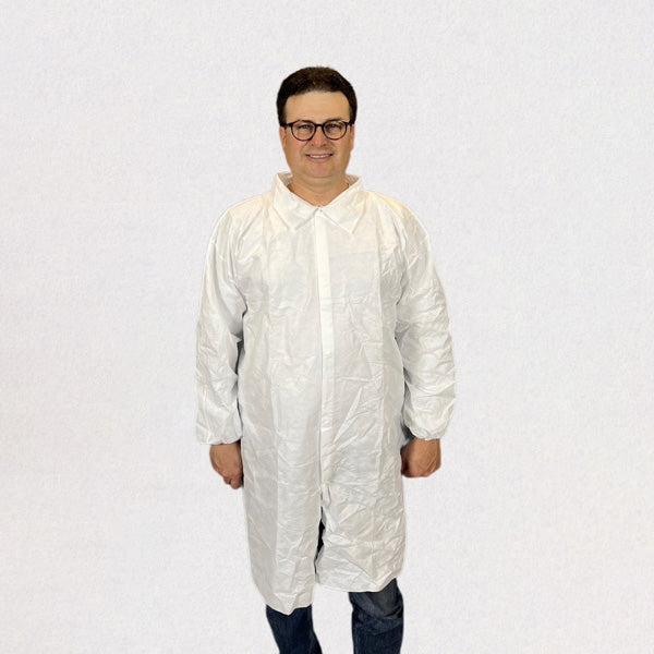 Advantage MPC Lab Frock, White, 6X-Large, 30/case - APP0250-6X-W-MPC