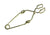 Precision Bench-Ready Test Tube Clamp, Steel Wire, Brass Finish | TTCL03