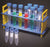 Bench-Ready Test Tube Rack Set w/ 15 mL Plastic Tubes for Test Tube Racks Work | TTRSET-P