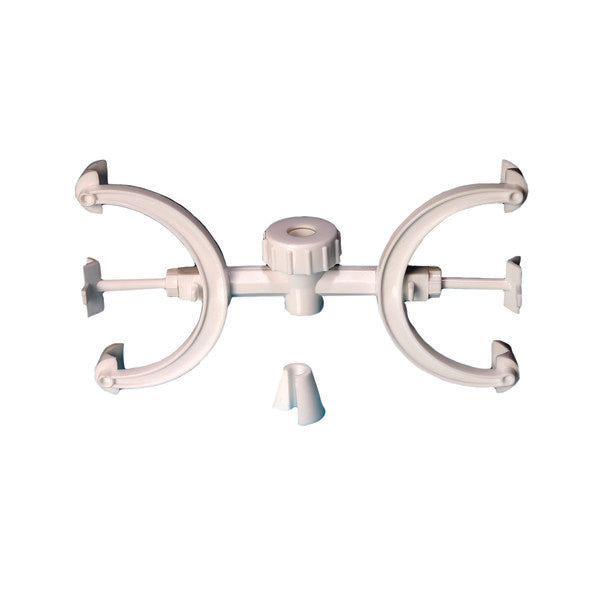 Scientific Task-Focused Burette Clamp, PP, Double, Pack/6 | United Scientific ... | 45102