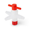 Laboratory Workflow-Specific Stopcock, 3-Way, Pack/6 for Support Stands Work | 55302