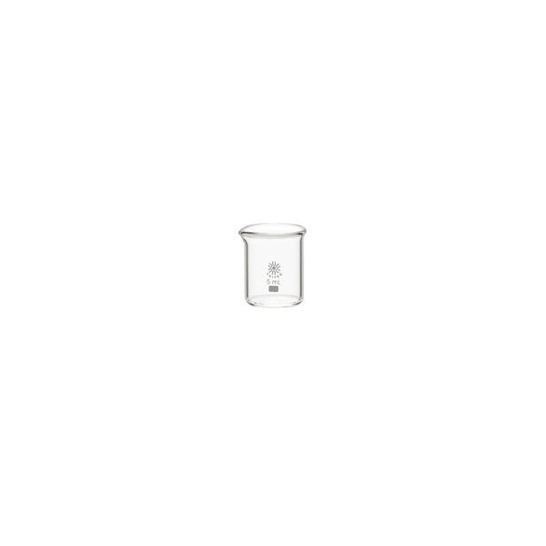 Scientific Lab Mixing Beakers, Low Form, Borosilicate Glass, 5 mL, Case/48 | BG1000-5-CASE