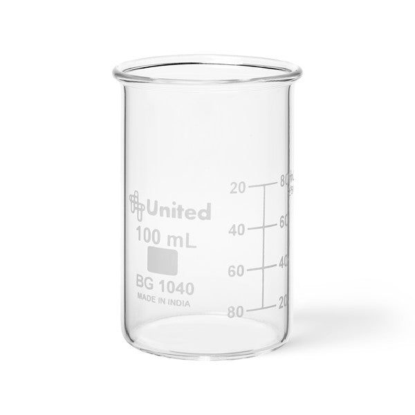 Precision Reusable Glass Beakers, Berzelius, Tall Form, No Spout, Bo... | BG1040-100-CASE