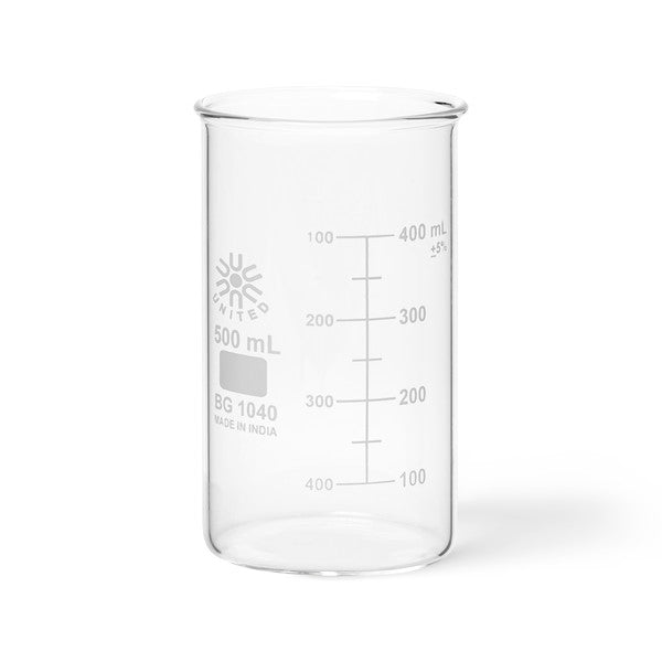 Precision Pour-Control Beakers, Berzelius, Tall Form, No Spout, Boro... | BG1040-500-CASE
