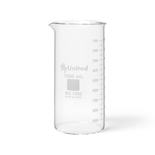 Industrial Lab Mixing Beakers, Berzelius, Tall Form, Borosilicate Glass,... | BG1060-1000
