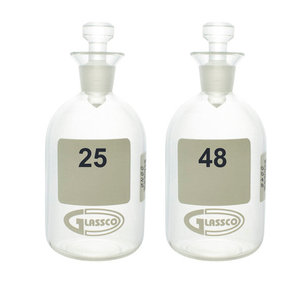 Heavy-Duty Workflow-Specific B.O.D. Bottles, Numbered, 300 mL, 25-48, Pack/24 | BOD300-N25