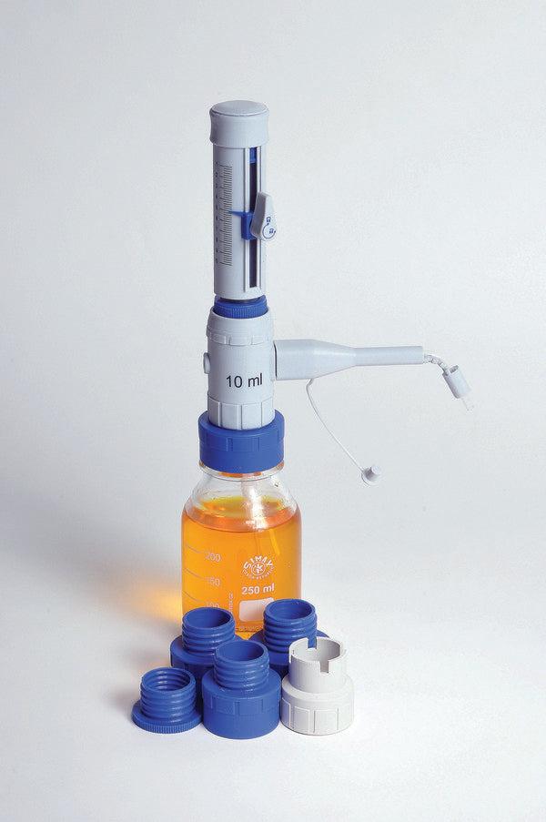 Scientific Instructional Bottle Top Dispenser, 10-100 mL, With 2000 mL Bottle | BTDR-6-SET