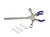 Laboratory Workflow-Specific 3-Prong Heavy Duty Extension Clamp, Medium | Uni... | CLHD02