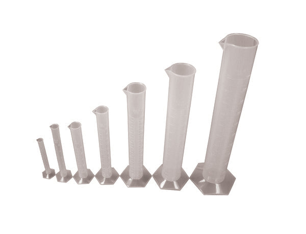 Technical Measured Transfer Graduated Cylinder , PP, Hex Base for Cylinders... | CPSET7-H