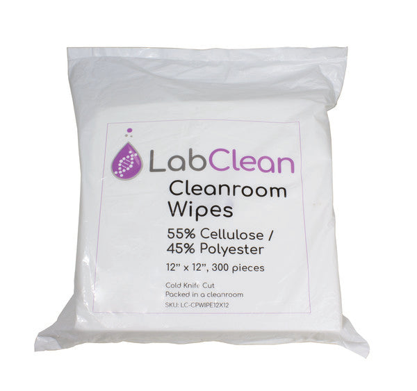 Application-Specific Labclean™ Cleanroom Wipes, 55% Cellulose / 45% | CPWIPE12X12