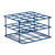 Heavy-Duty Task-Focused Coated Wire Rack, 50 mL Centrifuge Tubes, 16 Place, Blue | CWRCT05